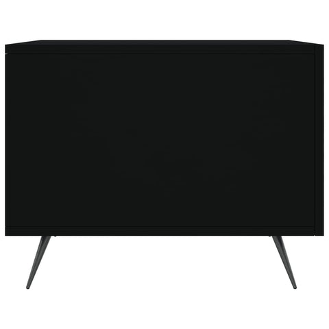 vidaXL Coffee Tables 2 pcs Black 50x50x40 cm Engineered Wood
