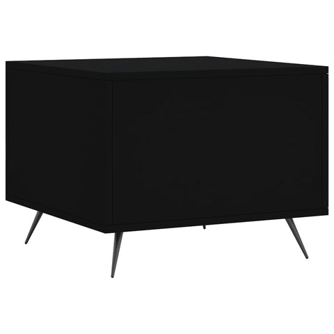 vidaXL Coffee Tables 2 pcs Black 50x50x40 cm Engineered Wood
