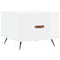vidaXL Coffee Table High Gloss White 50x50x40 cm Engineered Wood