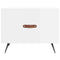vidaXL Coffee Table High Gloss White 50x50x40 cm Engineered Wood