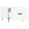vidaXL Coffee Table High Gloss White 50x50x40 cm Engineered Wood