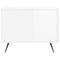 vidaXL Coffee Tables 2pcs High Gloss White 50x50x40 cm Engineered Wood