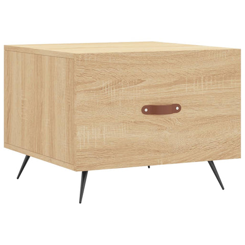 vidaXL Coffee Table Sonoma Oak 50x50x40 cm Engineered Wood
