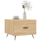 vidaXL Coffee Table Sonoma Oak 50x50x40 cm Engineered Wood