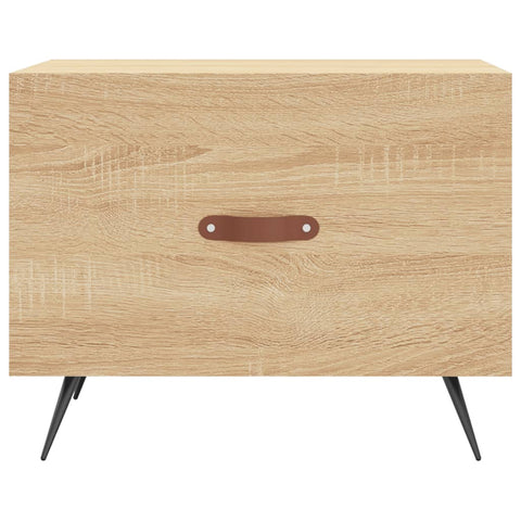 vidaXL Coffee Table Sonoma Oak 50x50x40 cm Engineered Wood