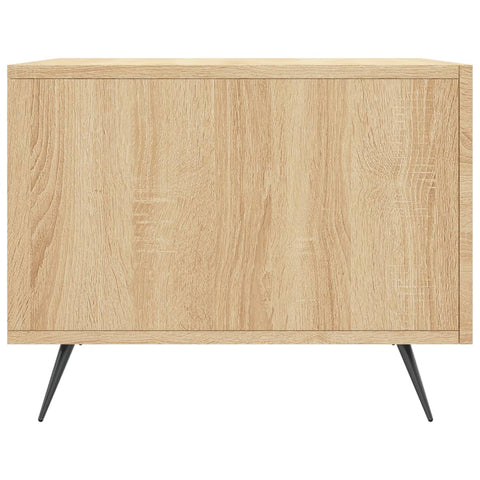 vidaXL Coffee Table Sonoma Oak 50x50x40 cm Engineered Wood