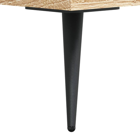 vidaXL Coffee Table Sonoma Oak 50x50x40 cm Engineered Wood