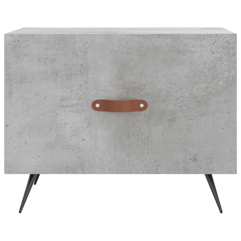 vidaXL Coffee Table Concrete Grey 50x50x40 cm Engineered Wood
