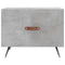 vidaXL Coffee Tables 2 pcs Concrete Grey 50x50x40 cm Engineered Wood