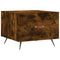 vidaXL Coffee Table Smoked Oak 50x50x40 cm Engineered Wood