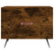 vidaXL Coffee Table Smoked Oak 50x50x40 cm Engineered Wood