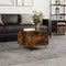 vidaXL Coffee Table Smoked Oak 50x50x40 cm Engineered Wood