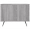 vidaXL Coffee Table Grey Sonoma 50x50x40 cm Engineered Wood