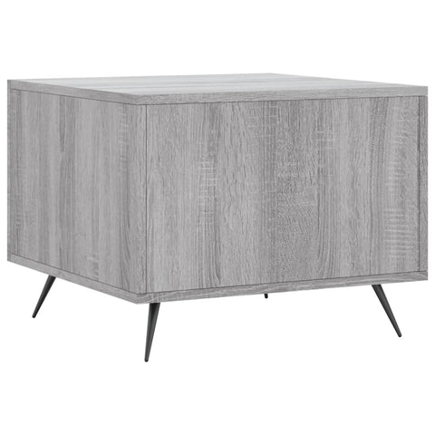 vidaXL Coffee Table Grey Sonoma 50x50x40 cm Engineered Wood