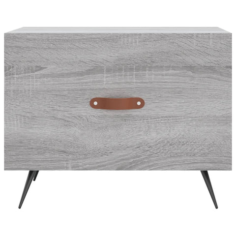 vidaXL Coffee Tables 2 pcs Grey Sonoma 50x50x40 cm Engineered Wood