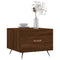 vidaXL Coffee Table Brown Oak 50x50x40 cm Engineered Wood