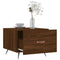 vidaXL Coffee Table Brown Oak 50x50x40 cm Engineered Wood