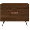 vidaXL Coffee Table Brown Oak 50x50x40 cm Engineered Wood