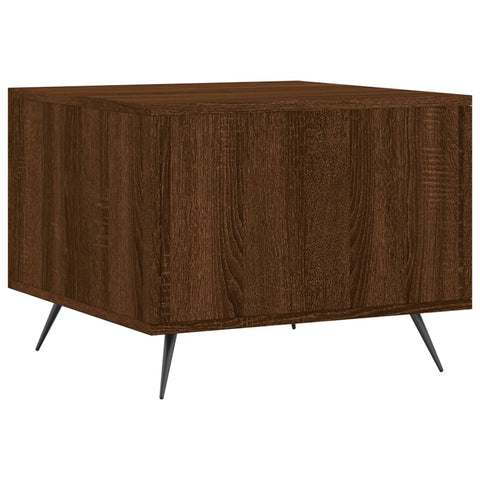 vidaXL Coffee Table Brown Oak 50x50x40 cm Engineered Wood