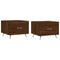 vidaXL Coffee Tables 2 pcs Brown Oak 50x50x40 cm Engineered Wood