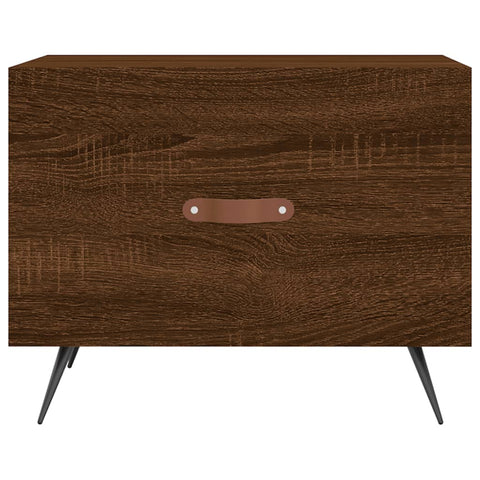 vidaXL Coffee Tables 2 pcs Brown Oak 50x50x40 cm Engineered Wood