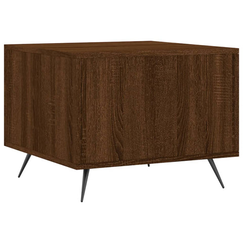 vidaXL Coffee Tables 2 pcs Brown Oak 50x50x40 cm Engineered Wood