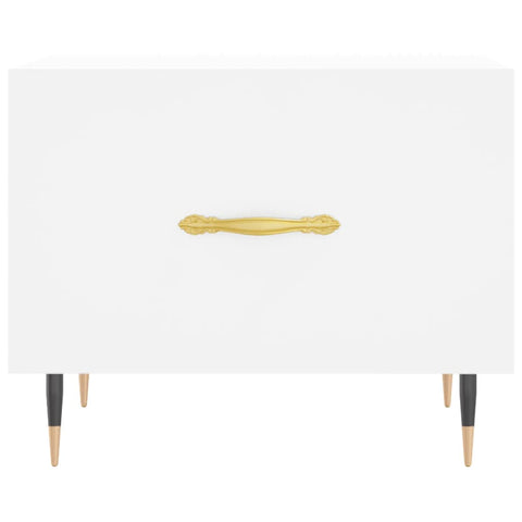 vidaXL Coffee Table White 50x50x40 cm Engineered Wood