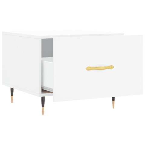 vidaXL Coffee Table White 50x50x40 cm Engineered Wood