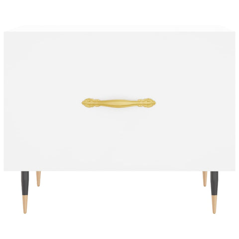 vidaXL Coffee Tables 2 pcs White 50x50x40 cm Engineered Wood