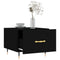 vidaXL Coffee Tables 2 pcs Black 50x50x40 cm Engineered Wood