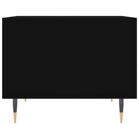 vidaXL Coffee Tables 2 pcs Black 50x50x40 cm Engineered Wood