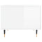 vidaXL Coffee Tables 2pcs High Gloss White 50x50x40 cm Engineered Wood
