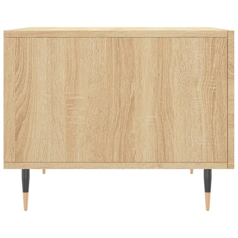 vidaXL Coffee Table Sonoma Oak 50x50x40 cm Engineered Wood