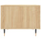vidaXL Coffee Table Sonoma Oak 50x50x40 cm Engineered Wood