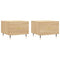 vidaXL Coffee Tables 2 pcs Sonoma Oak 50x50x40 cm Engineered Wood