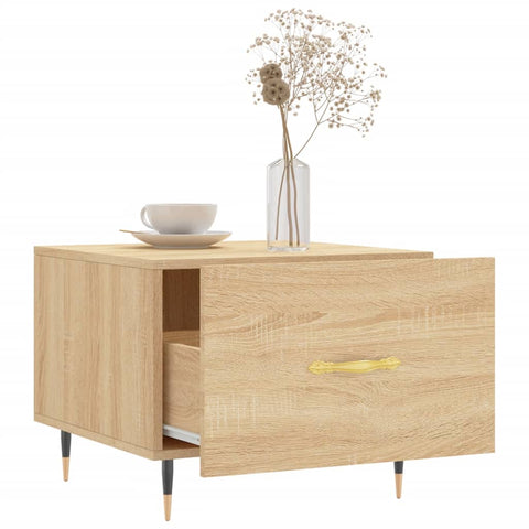 vidaXL Coffee Tables 2 pcs Sonoma Oak 50x50x40 cm Engineered Wood