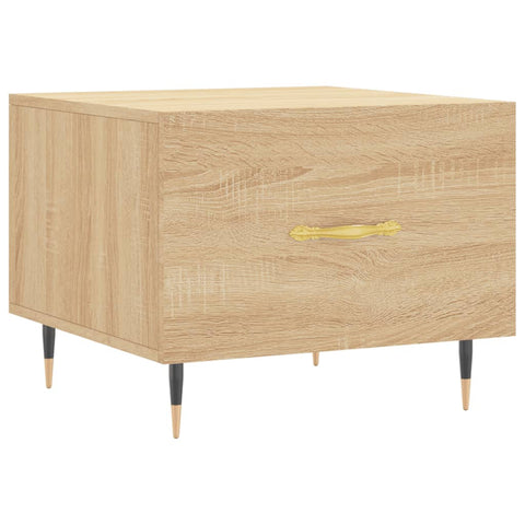vidaXL Coffee Tables 2 pcs Sonoma Oak 50x50x40 cm Engineered Wood