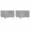 vidaXL Coffee Tables 2 pcs Concrete Grey 50x50x40 cm Engineered Wood