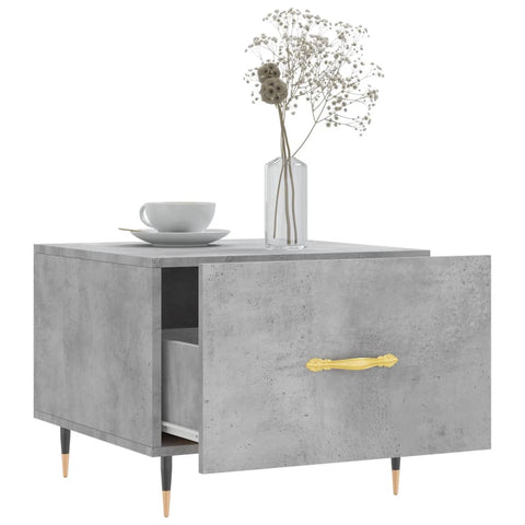 vidaXL Coffee Tables 2 pcs Concrete Grey 50x50x40 cm Engineered Wood