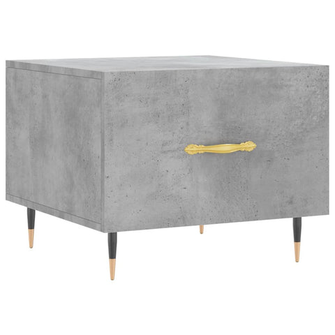 vidaXL Coffee Tables 2 pcs Concrete Grey 50x50x40 cm Engineered Wood
