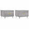 vidaXL Coffee Tables 2 pcs Grey Sonoma 50x50x40 cm Engineered Wood