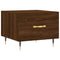 vidaXL Coffee Table Brown Oak 50x50x40 cm Engineered Wood
