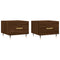 vidaXL Coffee Tables 2 pcs Brown Oak 50x50x40 cm Engineered Wood