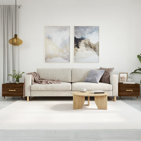 vidaXL Coffee Tables 2 pcs Brown Oak 50x50x40 cm Engineered Wood