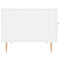 vidaXL Coffee Table White 50x50x40 cm Engineered Wood