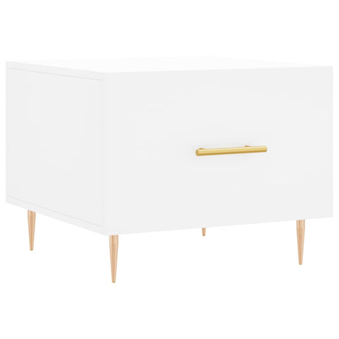 vidaXL Coffee Tables 2 pcs White 50x50x40 cm Engineered Wood