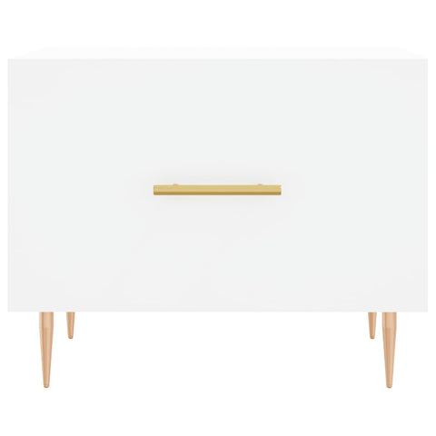 vidaXL Coffee Tables 2 pcs White 50x50x40 cm Engineered Wood