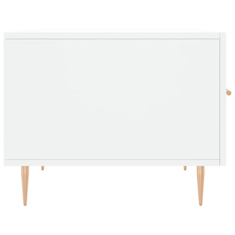 vidaXL Coffee Tables 2 pcs White 50x50x40 cm Engineered Wood