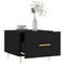 vidaXL Coffee Tables 2 pcs Black 50x50x40 cm Engineered Wood
