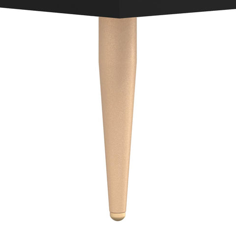 vidaXL Coffee Tables 2 pcs Black 50x50x40 cm Engineered Wood